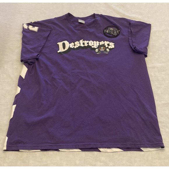 Nike Destroyers Basketball Purple T-Shirt #24 Kobe Bryant Rare Men's XXL - Picture 1 of 6